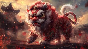 舞龙舞狮壁纸