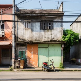 路边的店铺房