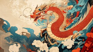 龙年文创插画