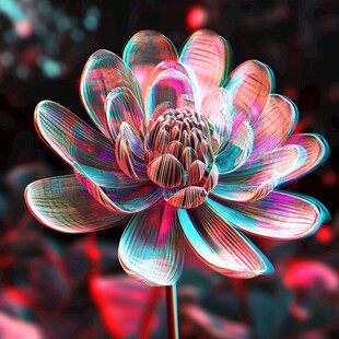 3d立体唯美花卉