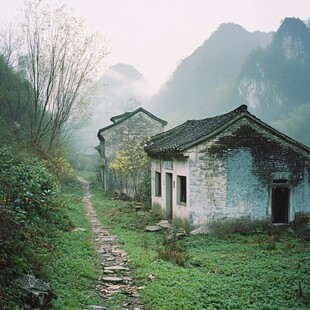 恭城红岩村旅游风景