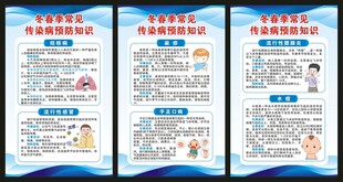 冬春季传染病预防知识展板