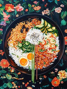 麻食插画