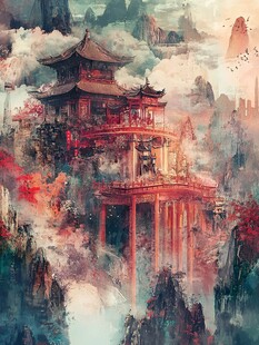古风仙境天上宫阙