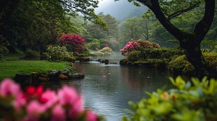 微雨杜鹃