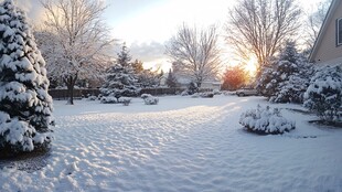 雪后的早晨