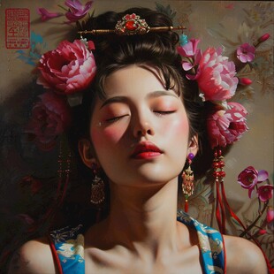 非物质文化化妆妆容