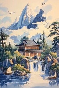 日式风景画