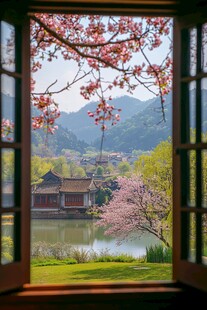 曲院风荷樱花