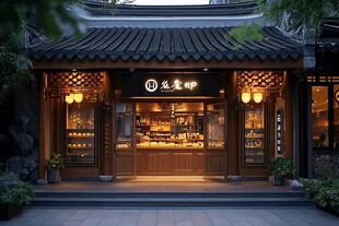 糕点店点心店铺