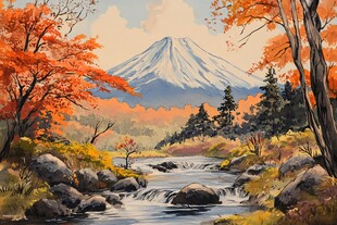 日本风景画