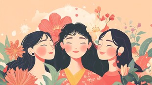 女神节插画