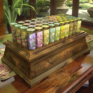 欧洲茶叶包装展柜