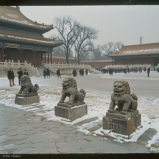 北平雪景