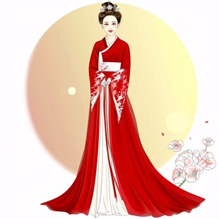 卡通古装新娘