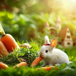 小兔生活场景