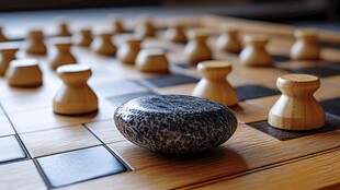 石头上的棋盘