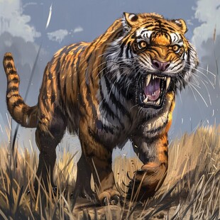 写实风老虎