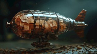 立体热气球宇宙飞船