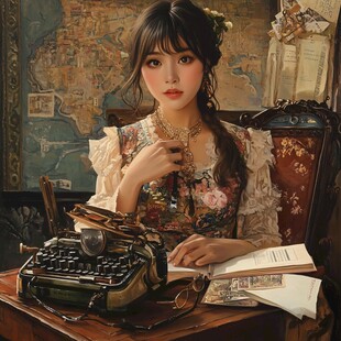 厚涂少女