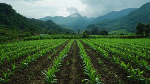 秦岭农家风光