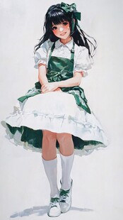洛丽塔女孩插画