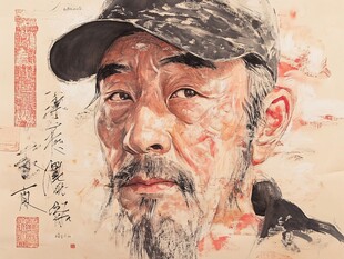 张大千书画馆李冰画像