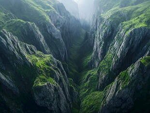 唯美奇幻大山