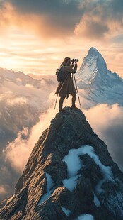 山高人为峰登山