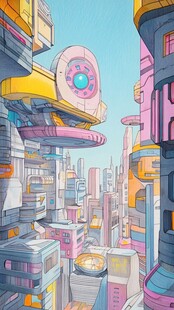 g60科创云廊插画