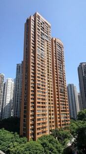 仰拍楼房楼市住房房屋