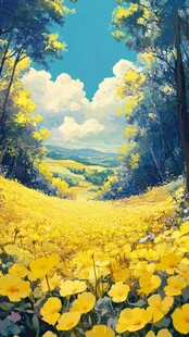插画唯美风景