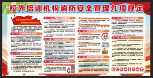 校外培训机构消防安全管理九项规