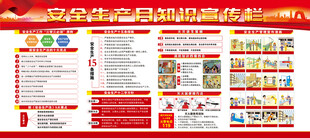 安全生产月展板
