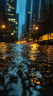 都市雨夜