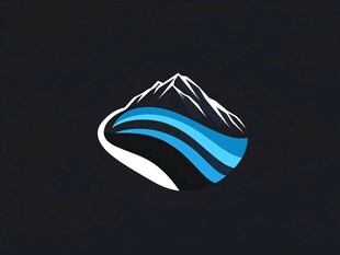 河流山脉logo