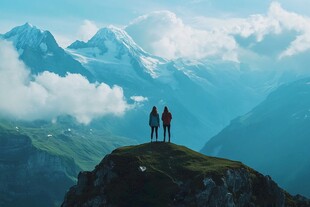 山高人为峰登山