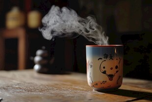 冒烟茶杯冒烟