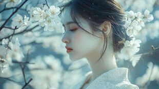 唯美花间美人