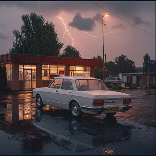 雨中出租车