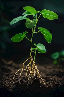 生命绿色植物发芽