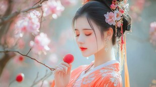 桃花少女