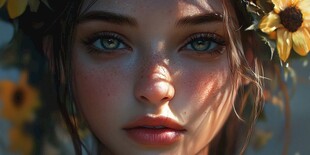 写实人物插画
