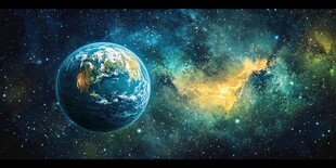 3d地球宇宙星球背景