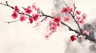 梅花意境画