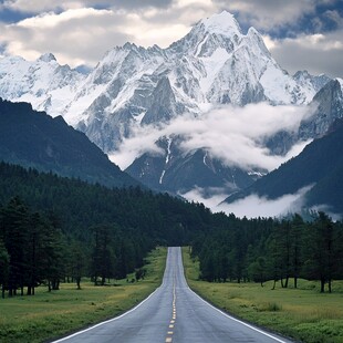 意境高山道路