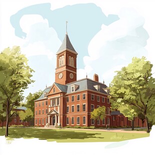 普林斯顿大学插画