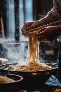 手工面条火锅面食