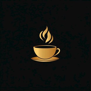 咖啡杯茶杯logo