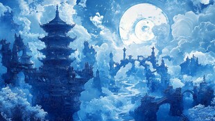 古风仙境天上宫阙